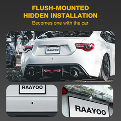 AHD 1080P Backup Camera Flush Mount, Metal Housing 170° Wide View Angle Rear/Sid