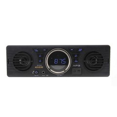 Single 1 Din Car Stereo FM Built-in Speakers In-Dash Bluetooth Radio Head Unit