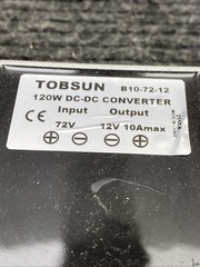 Tobsun Coverter B10-72-12 120w DC Input/Output