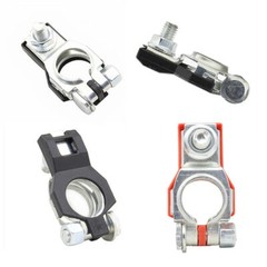 2 Car Battery Terminal Connector Top Post Positive Negative Heavy Duty Universal