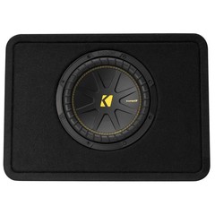 Kicker TCWC104 CompC 10″ Subwoofer in Thin Profile Enclosure 4 Ohm