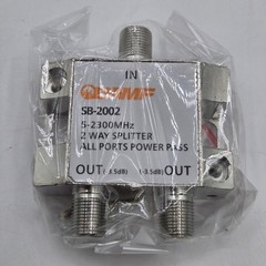 BAMF 2-Way Coax Cable Splitter, Bi-Directional Moca 5-2300Mhz – High-Performance