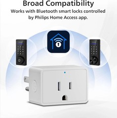 Philips WiFi Gateway Bridge for Smart Lock Remote Keyless Control Alexa Google