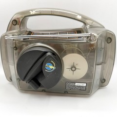 Freeplay FPR2S/C Solar Wind Up AM FM Radio Translucent Smoke Grey Clear Tech