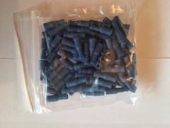 200 Pack 16-14 AWG Blue Male & Female Bullet Connectors Insulated Vinyl