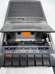 Realistic CTR-73 AC or Battery Cassette Tape Player Recorder 14-1053A WORKING