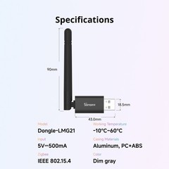 SONOFF Zigbee 3.0 Thread | Dongle Lite USB Stick for Home Assistant & Zigbee2MQT