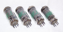 Lot (4) NOS Sylvania 6AU6WB radio tubes,original boxes,tested great!,6AU6A,6AU6