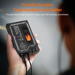 Mini Portable Headphone Amplifier HiFi Audio Direct Heated Tube Earphone Amp
