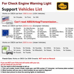 ANCEL OBD2 Code Reader Bluetooth ELM327 Check Engine Scanner Car Diagnostic Tool