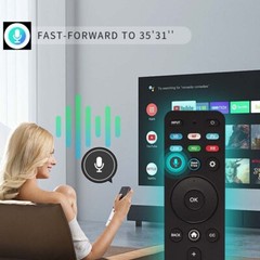 2Pcs Voice remote For ALL Vizio smart TV D/ V/ M sereis VUDU/NETFLIX/XUMO/HULU