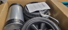 Vevor 250ft 5/8″ Hose Reel Cart; Storage Basket; 4-Wheel Mobile Steel Frame