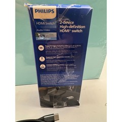 Philips SWV9173GR 8K Ultra High Definition HDMI 2 Device Port Audio/Video Switch