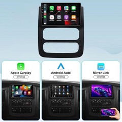 Carplay Radio For 2002-2005 Dodge Ram FM RDS Stereo Head Unit Backup Camera