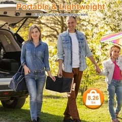 120″ Projector Screen w/ Stand 16:9 4K HD Rear Front Wrinkle-Free Portable