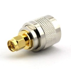 PL259 UHF Male Plug to SMA Male Plug RF Adapter Barrel Connector