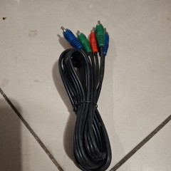 6FT COMPONENT VIDEO CABLE 3 RCA RED GREEN BLUE RGB COAXIAL for HDTV DVD VCR COAX