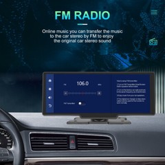 10.26″ 2K Car Portable Wireless Apple CarPlay Android Auto Touch Screen Radio FM
