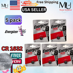5X Pack Energizer CR 1632 ECR1632 Fresh Stock Lithium 3V Battery Exp Date 2034+