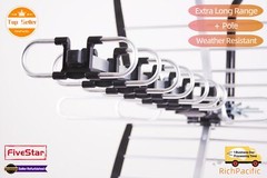 Flash Sale 2025 4K HDTV Antenna Outdoor VHF UHF 200 Mile Range w/ Mounting Kit