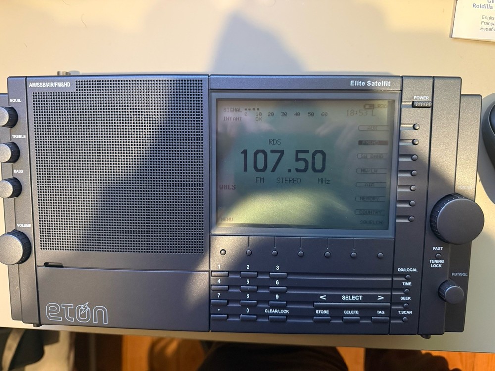 Eton Elite Satellit HD FM AM SW Airband Radio G2U
