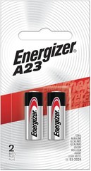 Energizer A23 Battery 12Volt 23AE 21/23 GP23 23A 23GA MN21 2 Pack Sealed
