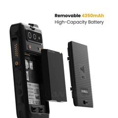 ANYSECU W400 4G Network Radio Android 15 Zello Real-ptt F400 Smartphone NFC WIFI