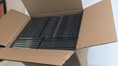 Lot 80 Empty Blank Standard Size 14mm Black DVD Replacement Cases
