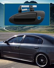 Exterior Door Handles – Front Rear Driver – Left Passenger – Right Side – Black