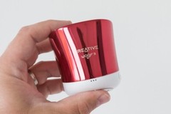 CREATIVE WOOF 3 PORTABLE BLUETOOTH WIRELESS SPEAKER – CHROME RED