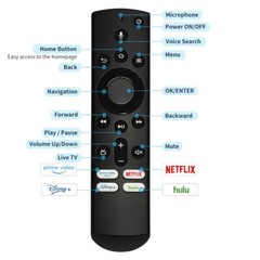 Voice Remote Control For Insignia Smart TV, Toshiba Smart TV, Pioneer Smart TVs