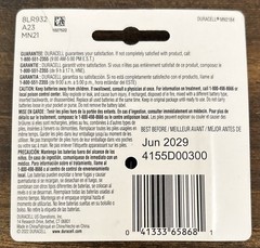 4 Pack Duracell A23 12 Volt Batteries MN21 MN23 23AE 21/23 GP23 23A 23GA