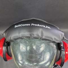 SoftComm Aviation Electronics Headset Child Size Red Volume Adjustment Tested