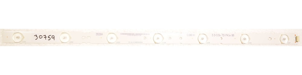 RCAE LED50B45RQ IC-A-KJAB50D354 3528A TV LED STRIP 1PC ONLY 30759