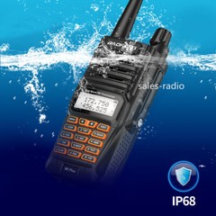 Waterproof Walkie Talkies Baofeng UV-9R Plus Dual Band VHF/UHF FM Two-Way Radios