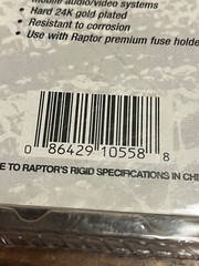 Raptor 100 Amp ANL Gold Plated Fuses – 2-Pack ~ Car Audio Auto Stereo RANL