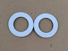 2x For Focal Tweeter Repair 42.5mm Self-adhesive Speaker Damper Ring Foam Trim