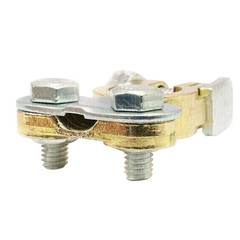 1 Pair 12V Battery Terminal Connectors Brass Alloy Car Clamp Set – NEW