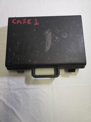 Vintage 36 Cassette Storage Carrying Case Tote Black-Plastic W/36 Tape