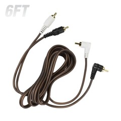 TIMPANO 6 FEET LONG 2 CHANNEL OFC RCA AUDIO SIGNAL CABLE TPT-RCA X6FT