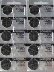 10 x FRESH Genuine Energizer CR2025 ECR2025 3V Coin Button Battery Fast Shipping