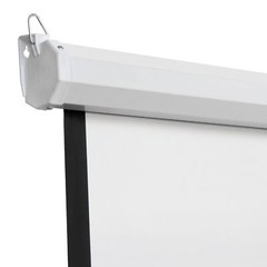 1:1 Projection Projector Screen Manual Pull Down Matte HD Movie Theater 120″