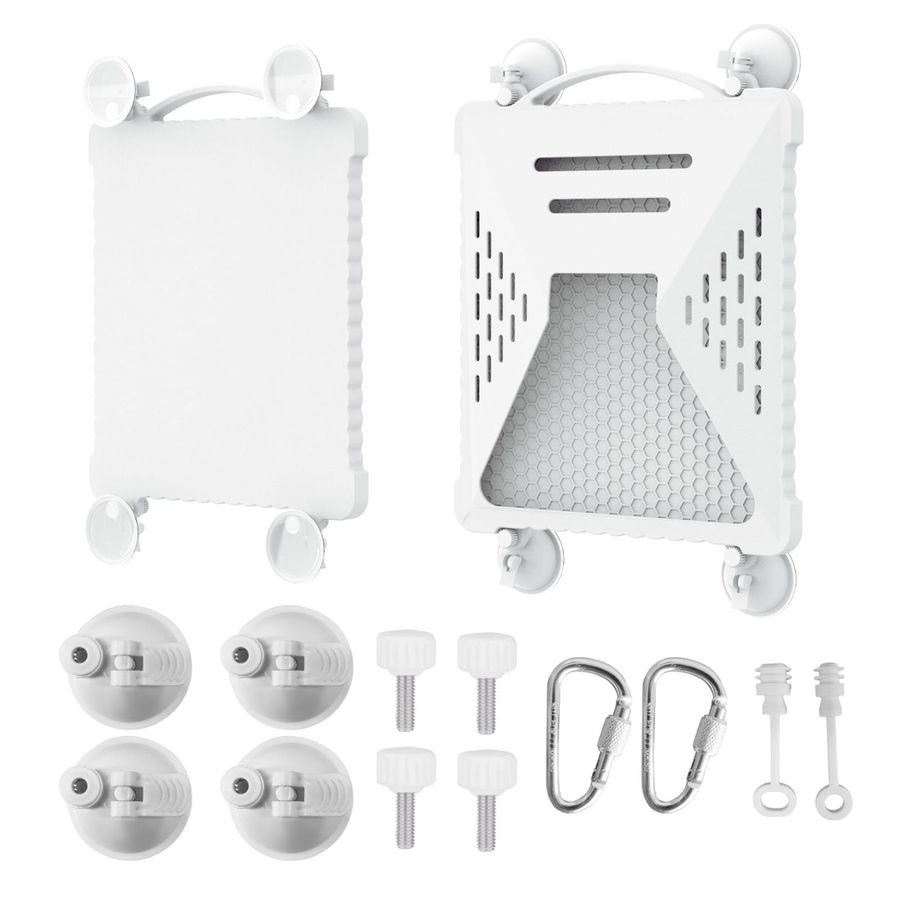 Starlink Mini Suction Car Mount Silicone Case RV Window Mount White