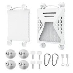 Starlink Mini Suction Car Mount Silicone Case RV Window Mount White