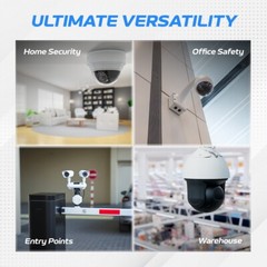 Siamese Cable CCTV Security Camera BNC DC Power/Video Wire Black/White Pack LOT
