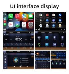 7″ Double 2 Din Car Stereo Radio Touch Screen with IOS/Android Carplay Bluetooth