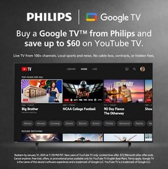 55″ Class 4K Ultra HD HDR10 (2160P) LED TV Hey Google – Smart Search 5000 + Apps
