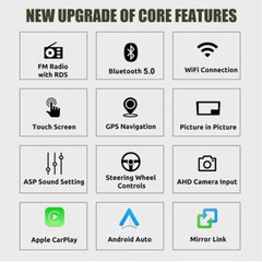 Android 15 Car Stereo Radio GPS Apple Carplay WIFI For Subaru Fores 2007-2013