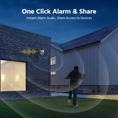 ANNKE 5MP HD Wireless 5X Optical Zoom PTZ Security Camera Two-Way Audio Wifi