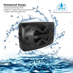 RECOIL WAS8 400W 8″ Waterproof Active Subwoofer with Passive Radiator
